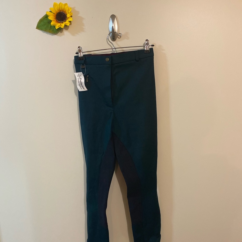 Dark Green on course breeches 40R NWT